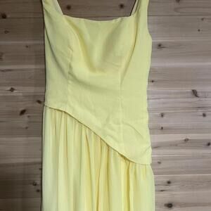 Yellow Maxi Dress For A